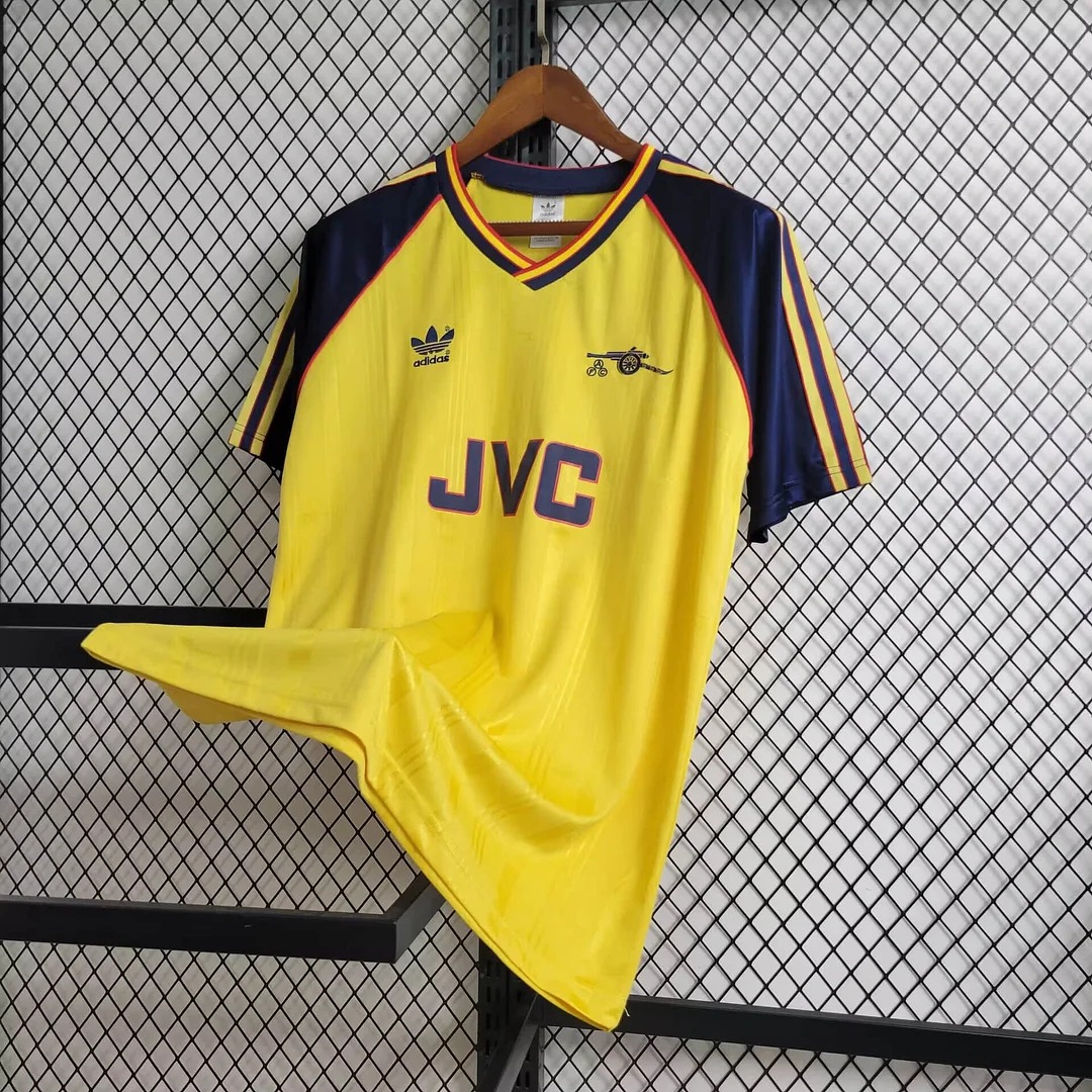 ManixJersey.com | Retro Arsenal 88-90 Away Jersey -Customize Name, Number and Patch | Worldwide Shipping