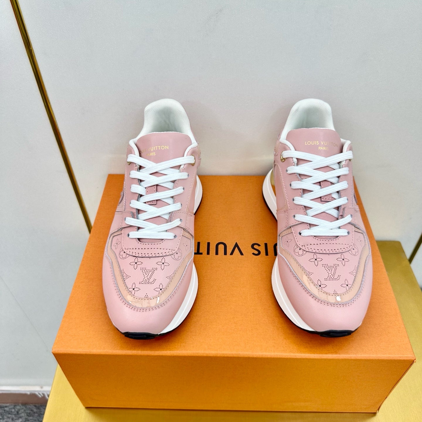 NEO RUN AWAY SNEAKER IN ROSE PINK CALFSKIN、mysite、Cacoeks