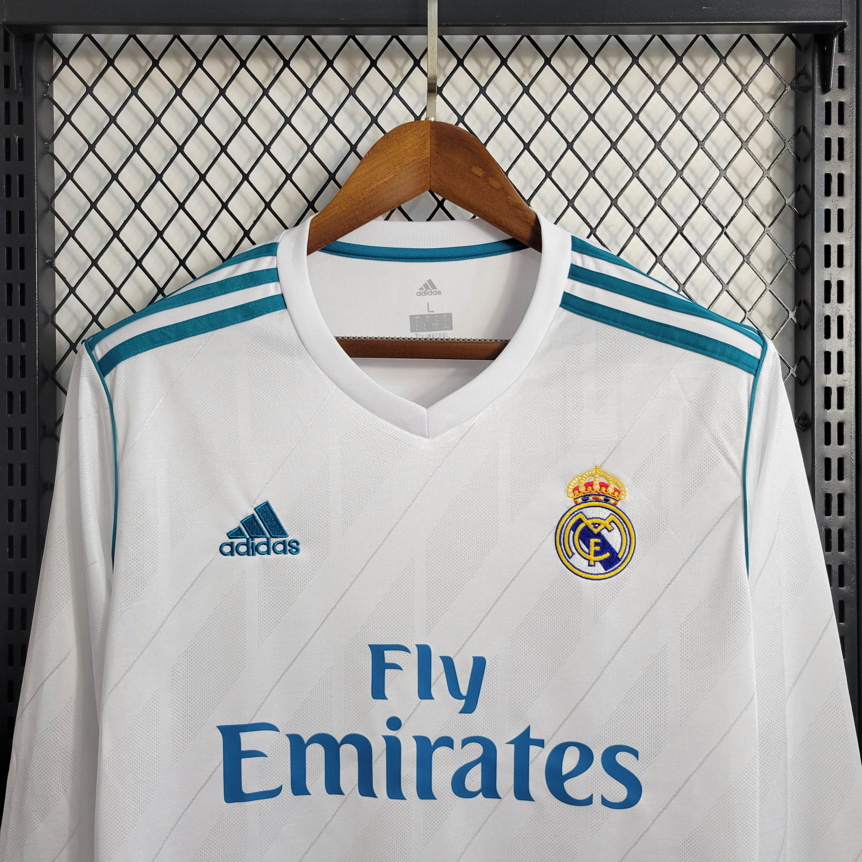 2017/2018 Retro Long Sleeve Real Madrid Home:football jersey mysite: unitedjerseyfootball 邓江浪:football
