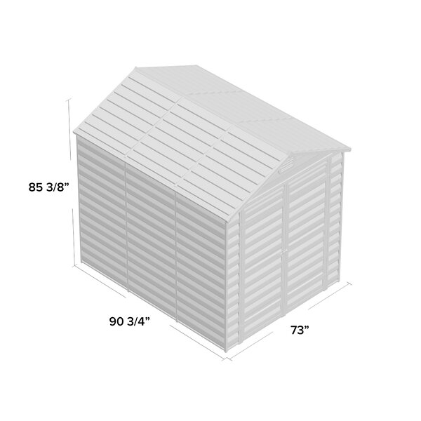 SkyLight 6 Ft. W x 7.5 Ft. D Polycarbonate Storage Shed