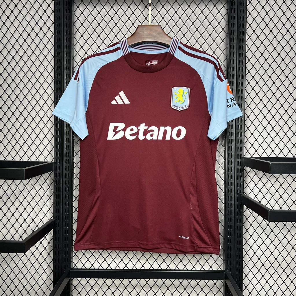 2024/2025 Aston Villa Home Football Shirt 1:1 Thai Quality:football jersey mysite: unitedjerseyfootball 邓江浪:football