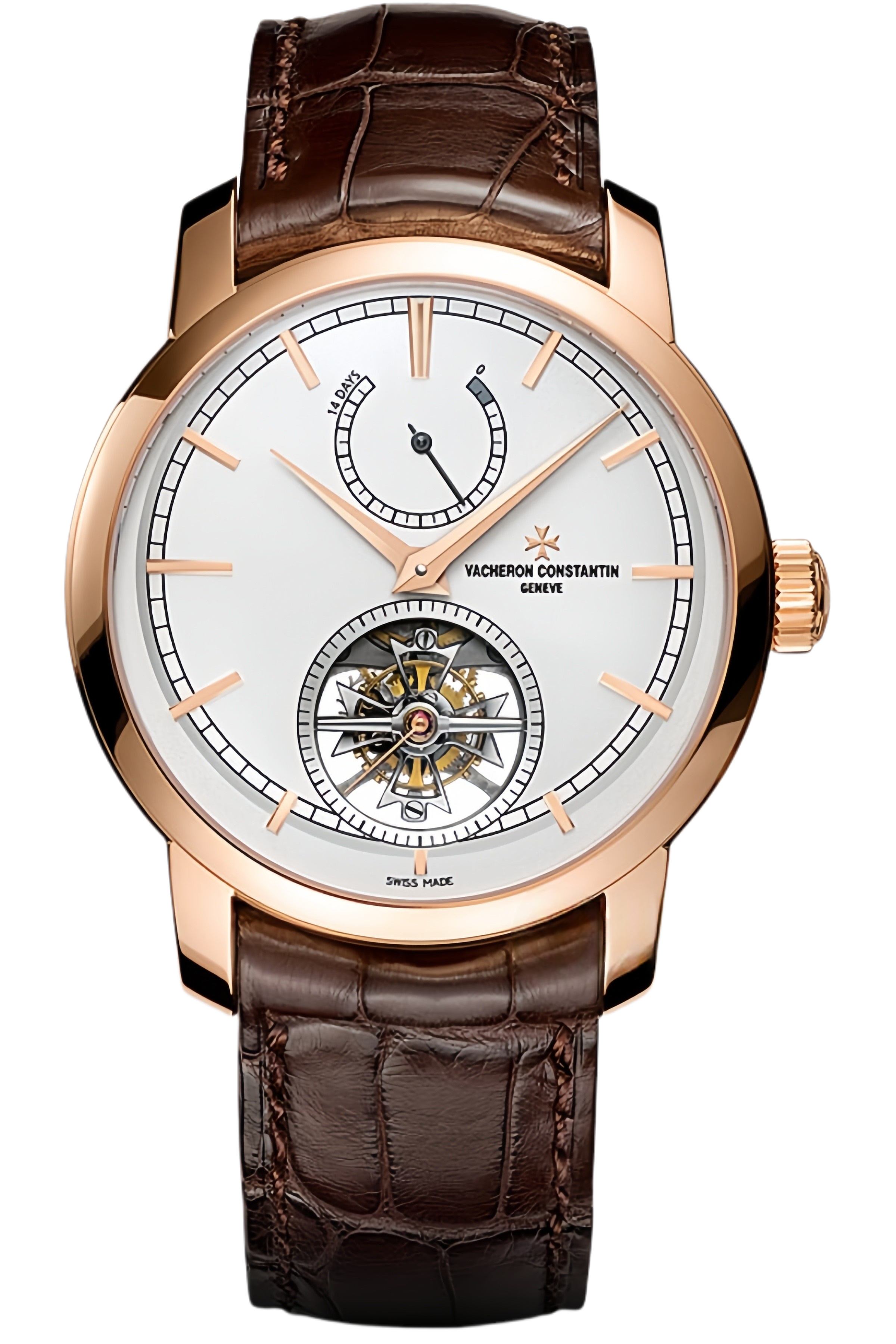 Vacheron Constantin Traditionnelle Ref. 89000/000R-9655 Super Clone Watch – Rose Gold Case Black Dial Swiss Replica