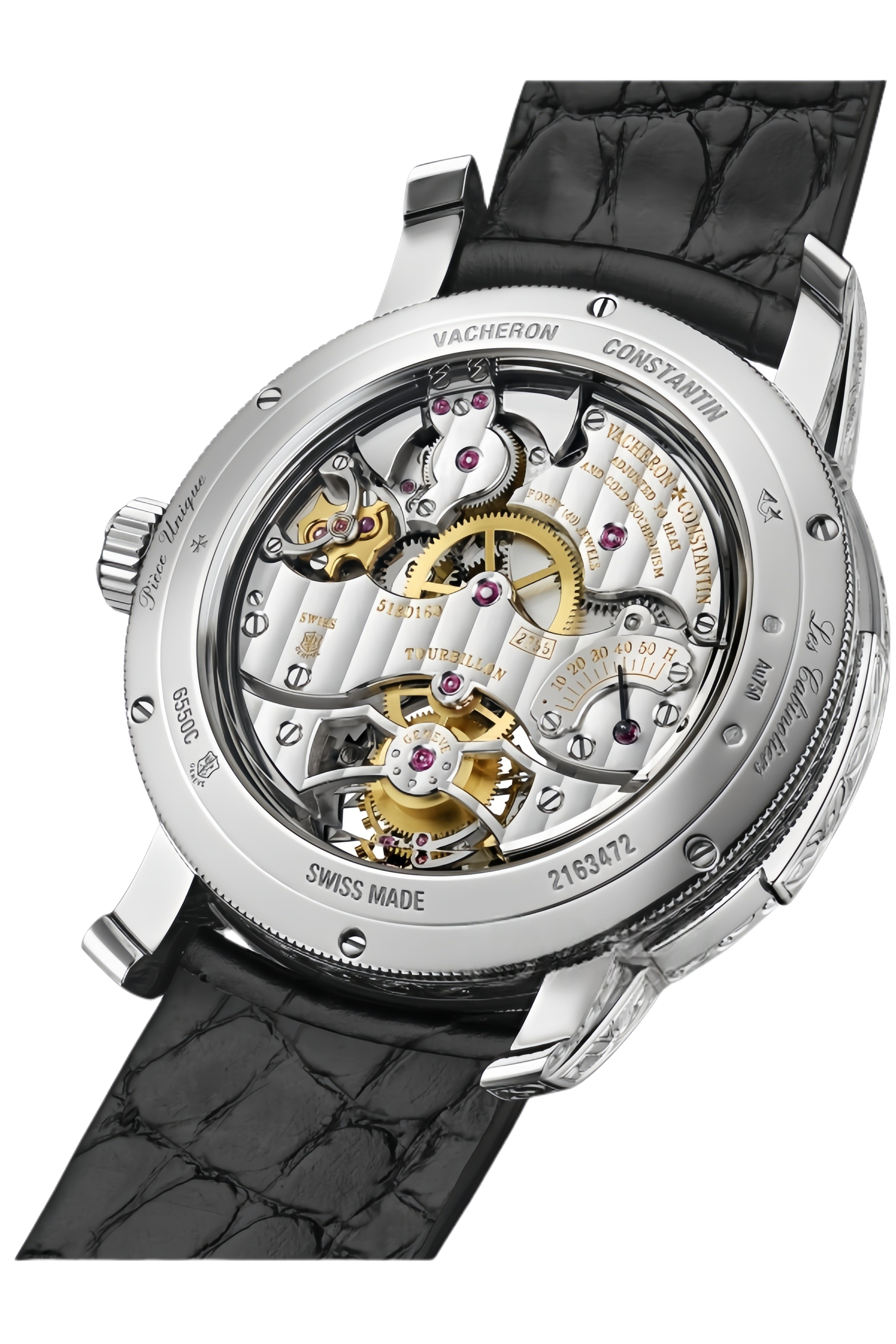 Vacheron Constantin Les Cabinotiers Ref. 6650C/000G-084C Super Clone Watch – White Gold Case Blue Guilloché Dial Swiss Replica