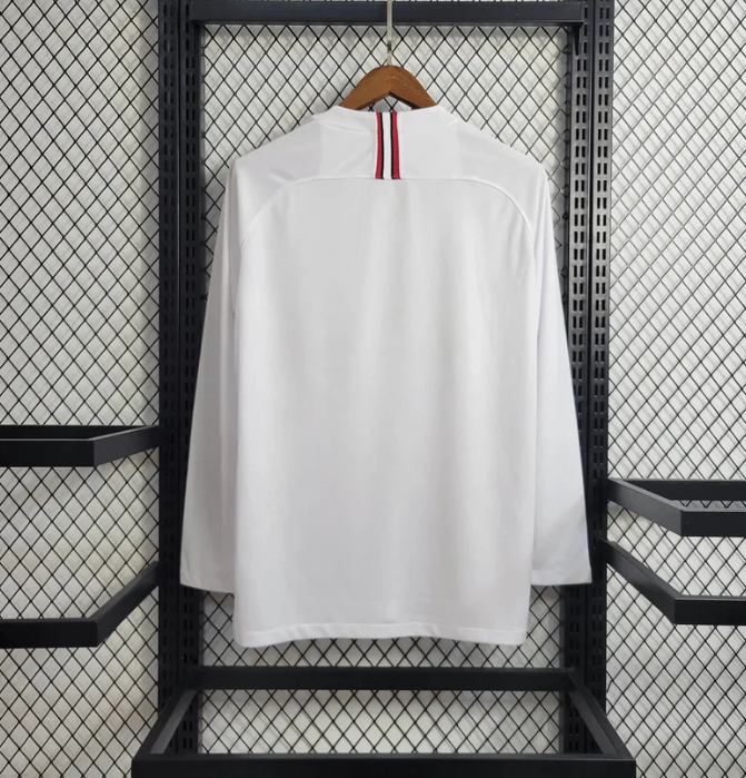 2018/2019 Retro Long Sleeve Psg Paris Saint-Germain Away Football Shirt1:1 Thai Quality:football jersey mysite: unitedjerseyfootball 邓江浪:football