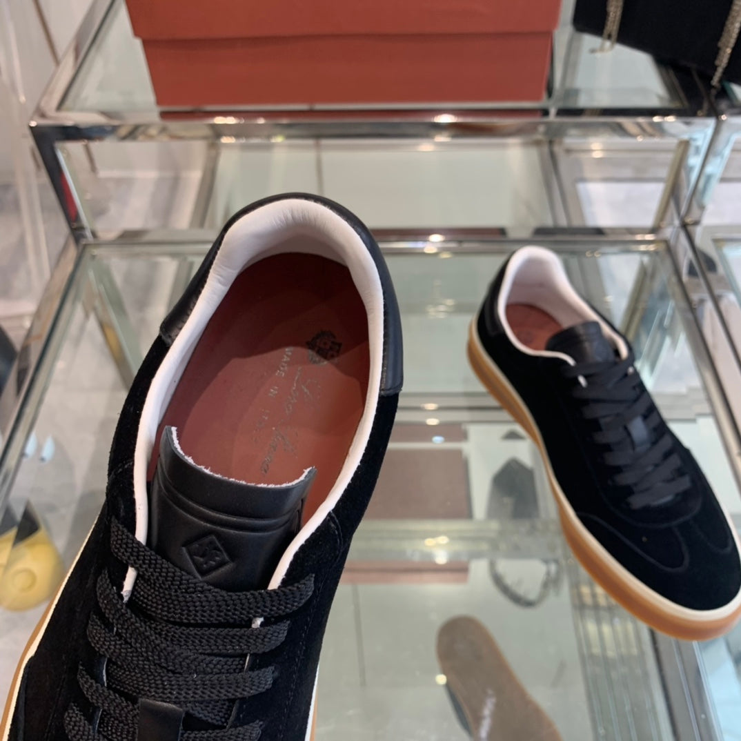 LP TENNIS WALK SNEAKERS BLACK SUEDE、mysite、Cacoeks