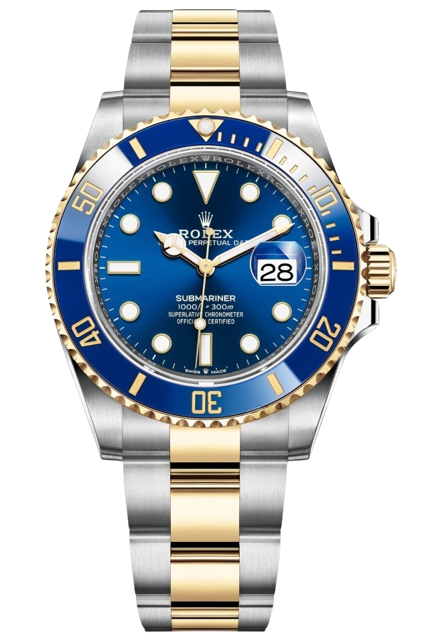 Rolex Submariner Blue Dial Two Tone Super CloneSwiss Replica Watch Ref 126613LB 3235 SwissMovement