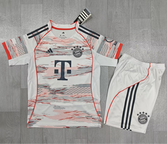 25/26 Bayern Munich Away Football Shirt Kids Size Suit-mysite Custom Football Kit- Nextkits