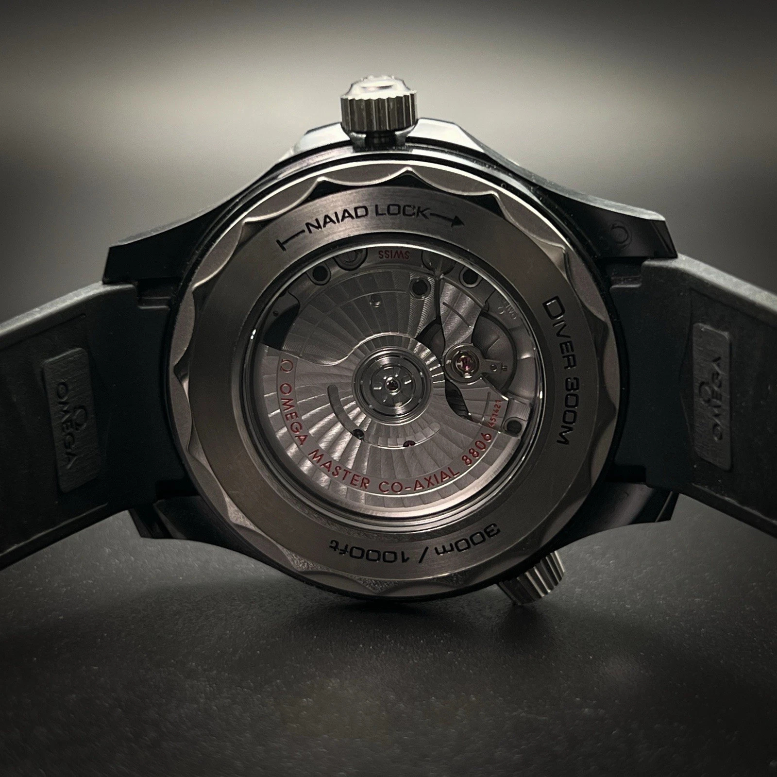 Omega Seamaster Ref. 210.92.44.20.01.001 Super Clone Watch – Black Dial Black Ceramic Case Fake Replica