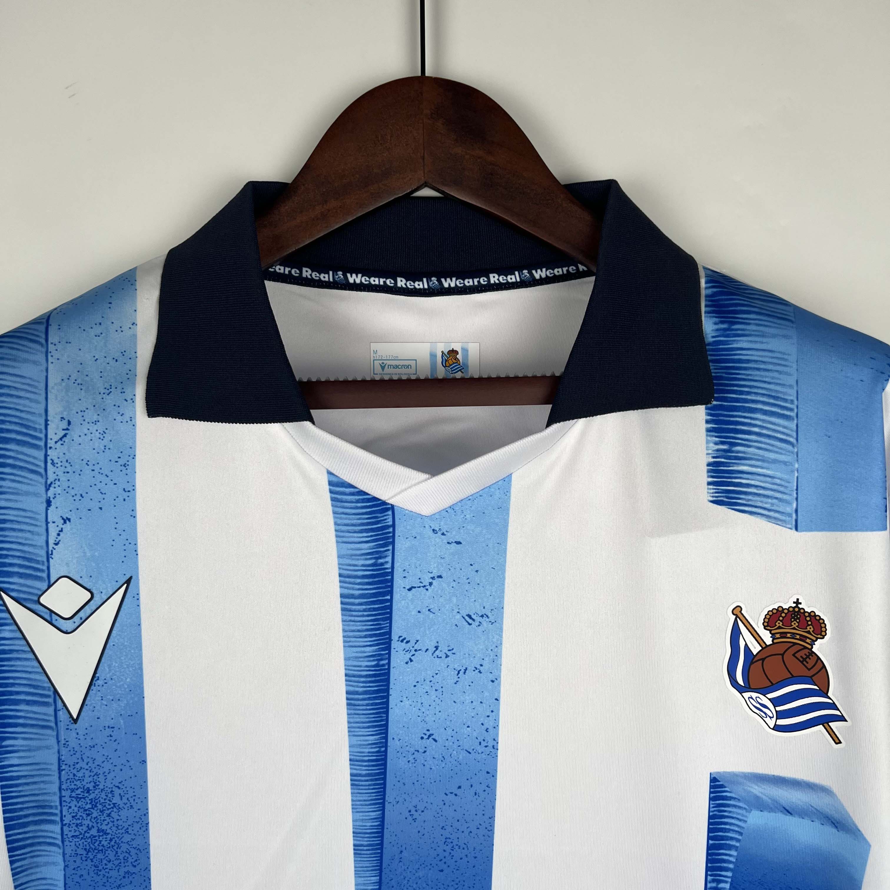 2023/2024 Real Sociedad Home Football Shirt:football jersey mysite: unitedjerseyfootball 邓江浪:football