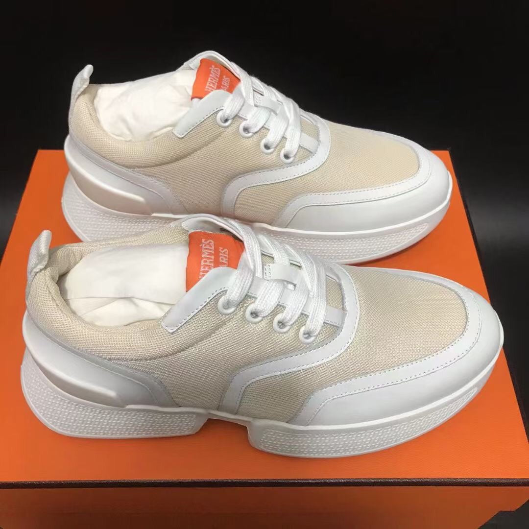 GIGA SNEAKER PASTEL PINK MIX WHITE CALFSKIN、mysite、Cacoeks