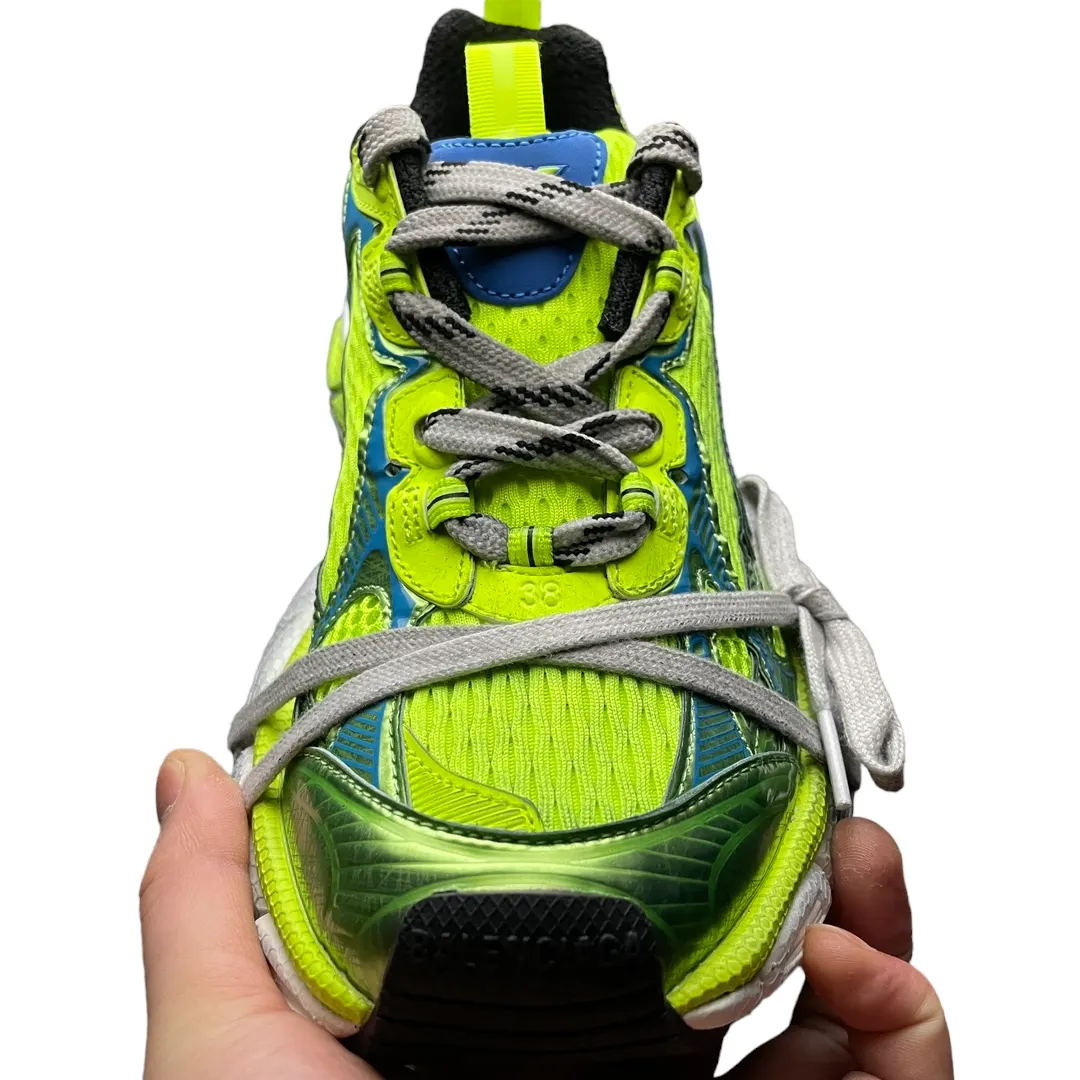Balenciaga 3XL Sneaker In Neon Yellow and Blue、mysite、Cacoeks