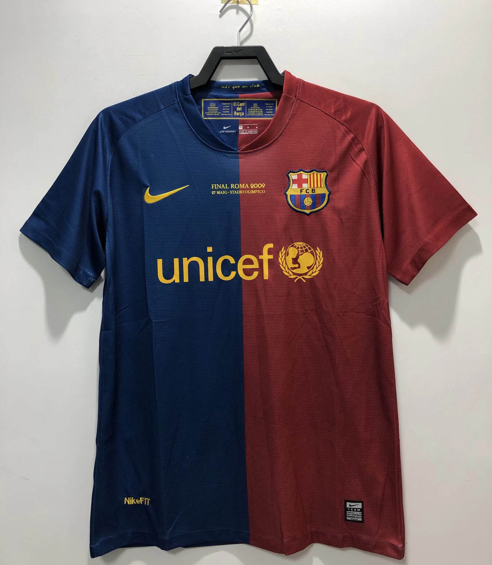 2008/2009 Retro Barcelona Football Shirt Home Champions League-mysite Custom Football Kit- Nextkits