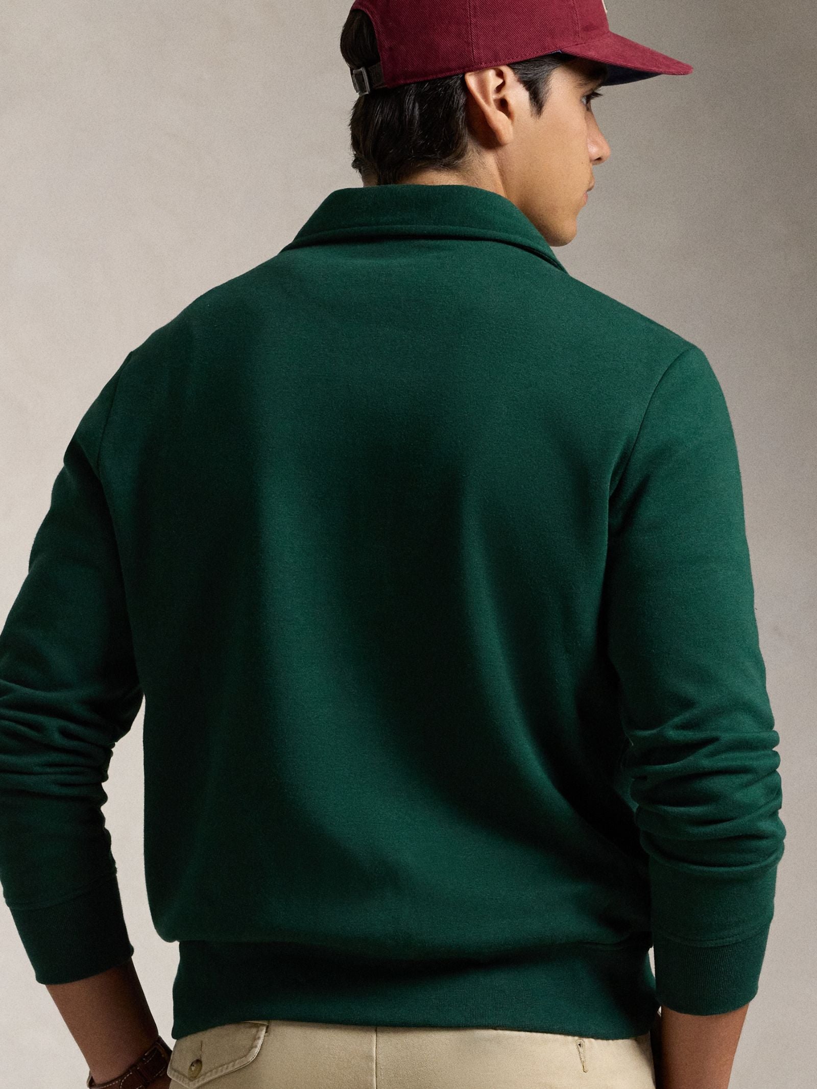 Graphic 1/4 Zip Sweatshirt