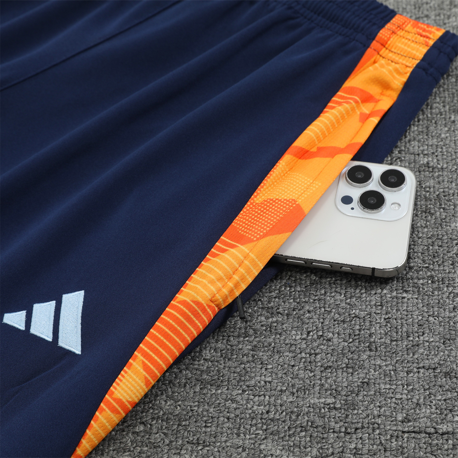 Higojerseys-Real Madrid 24-25 Training Hoodie Set - Light Blue Hoodie and Deep Blue Pants