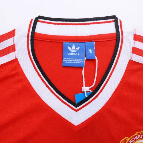 82-84 Manchester United home soccer jersey- Retro version: Ajax 24-25 Home Stadium Jersey - Fans Version mysite: Adidas luxuryfootballshirts.com: https://www.luxuryfootballshirts.com/