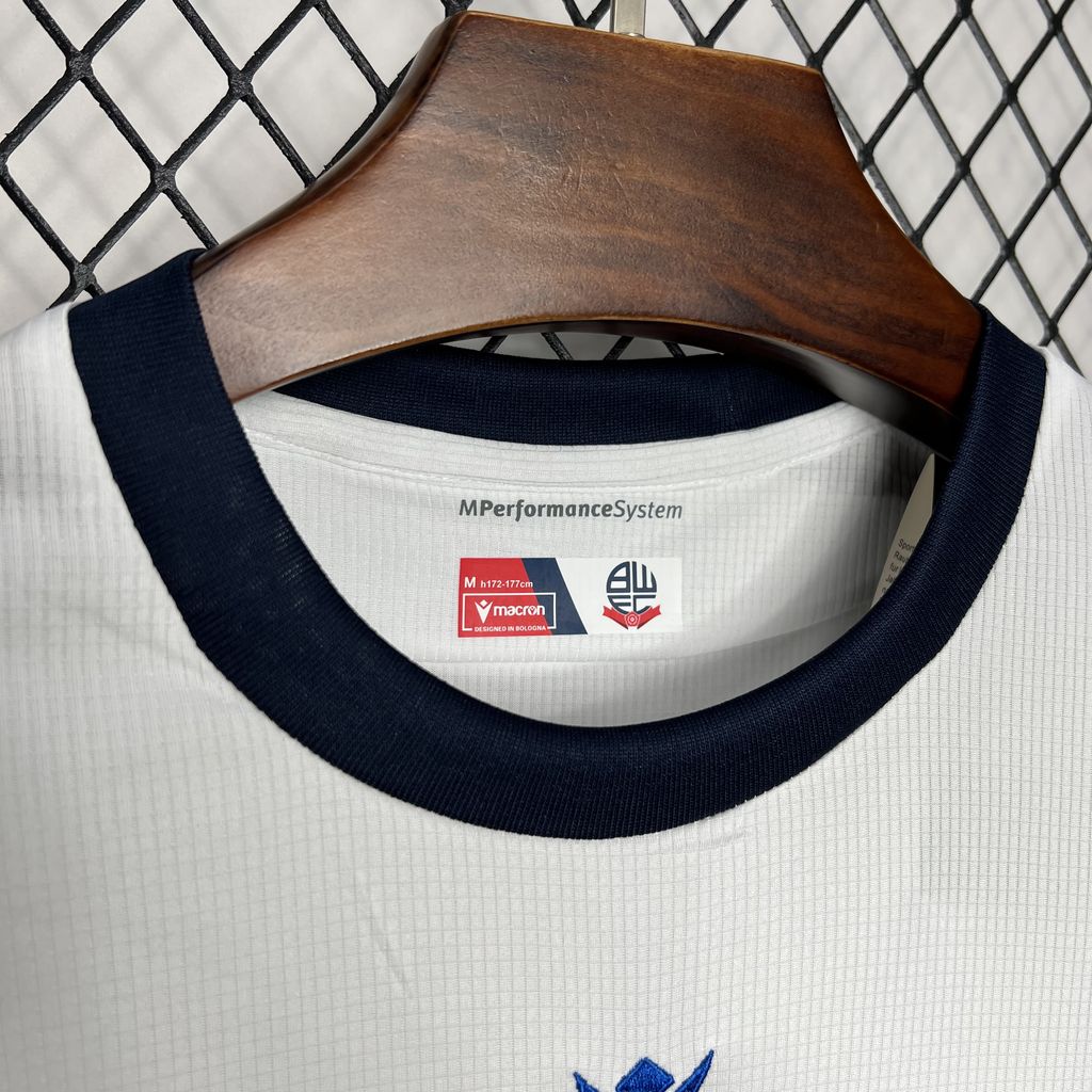 ManixJersey.com | Bolton Wanderers 24-25 Home Stadium Jersey - Fans Version -Customize Name, Number and Patch | Worldwide Shipping