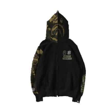 Bape X Undefeated Army Shark Hoodie、mysite、Cacoeks