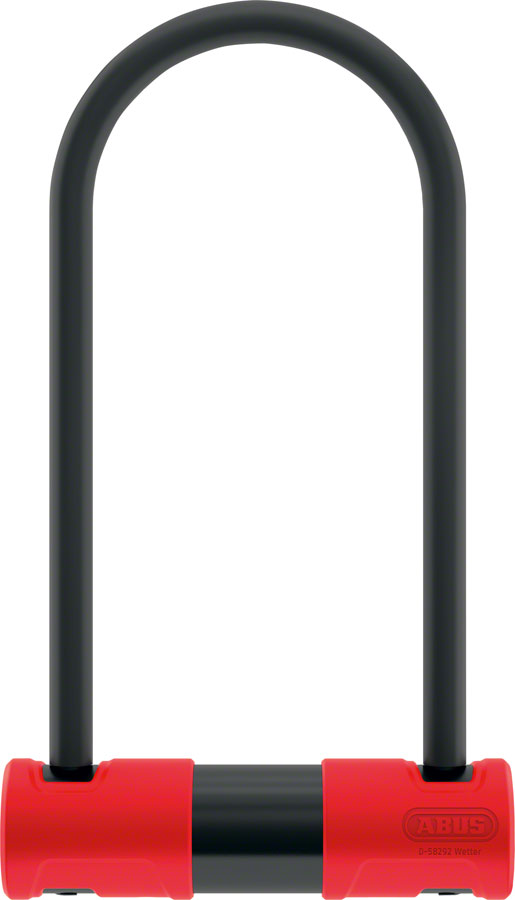 Security - Abus 440A Alarm U-Lock - 4.2 x 9, Keyed, Black/Red, Includes bracket、mySite、bearsvspackers