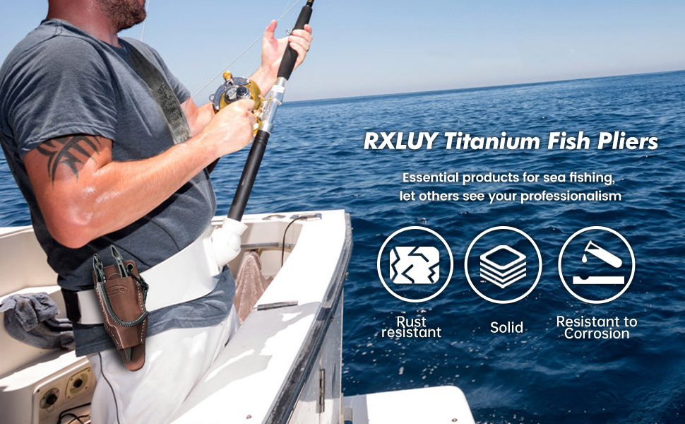 Titanium Fishing Pliers, Premium Saltwater Fishing Gear