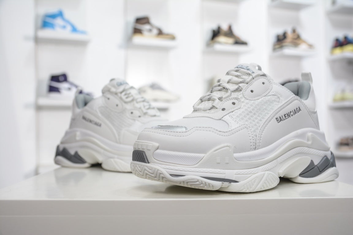 Balenciaga Triple S Sneaker Fabric White、mysite、Cacoeks