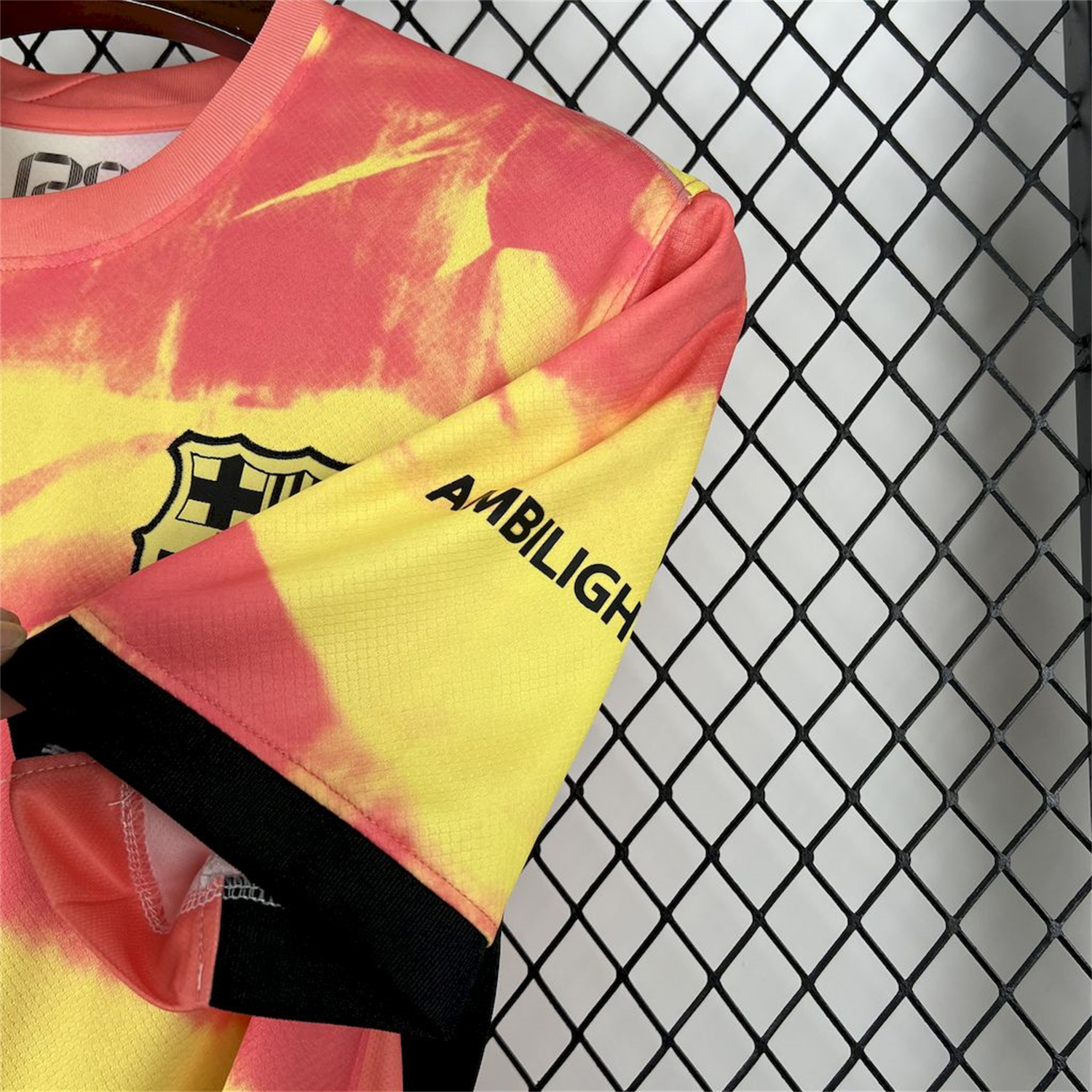 UltraTrikot-Barcelona 25-26 Yellow and Orange Camouflage Jersey - Fans Version