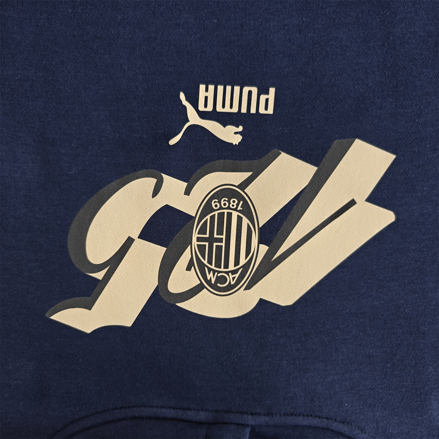 ManixJersey.com | AC Milan 24-25 125th Anniversary Speical Hoodie - Deep Blue -Customize Name, Number and Patch | Worldwide Shipping