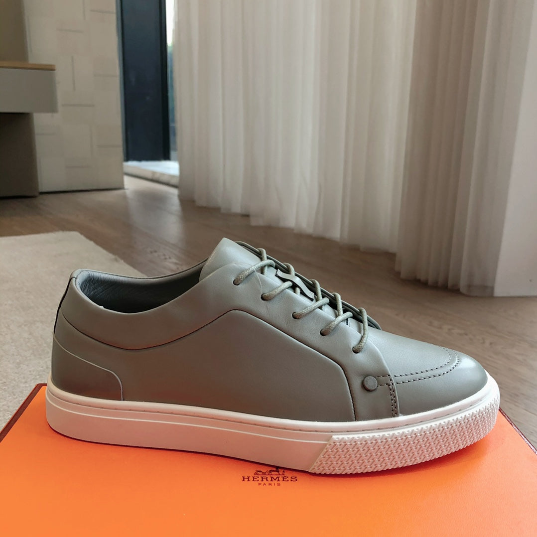 IRWIN SNEAKER LIGHT GRAY CALFSKIN、mysite、Cacoeks