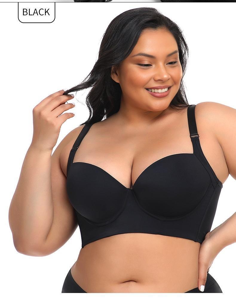 Plus size girls' bra, comfortable, slimming and anti-sagging