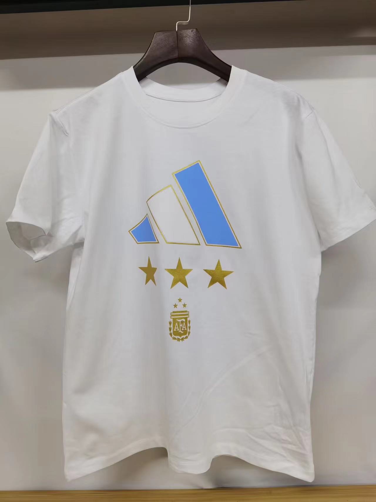 ManixJersey.com | Three Star Argentina Champion Shirt 2022 World Cup -Customize Name, Number and Patch | Worldwide Shipping