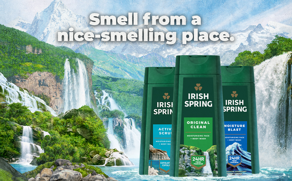 irish spring body wash, irish spring bar soap, men