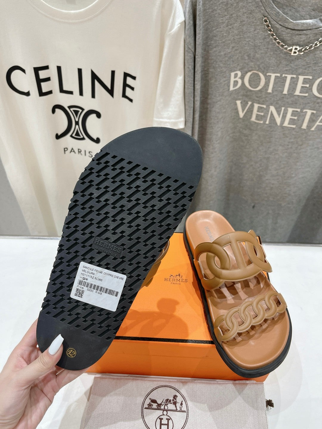 EXTRA SANDAL CARAMEL CALFSKIN、mysite、Cacoeks