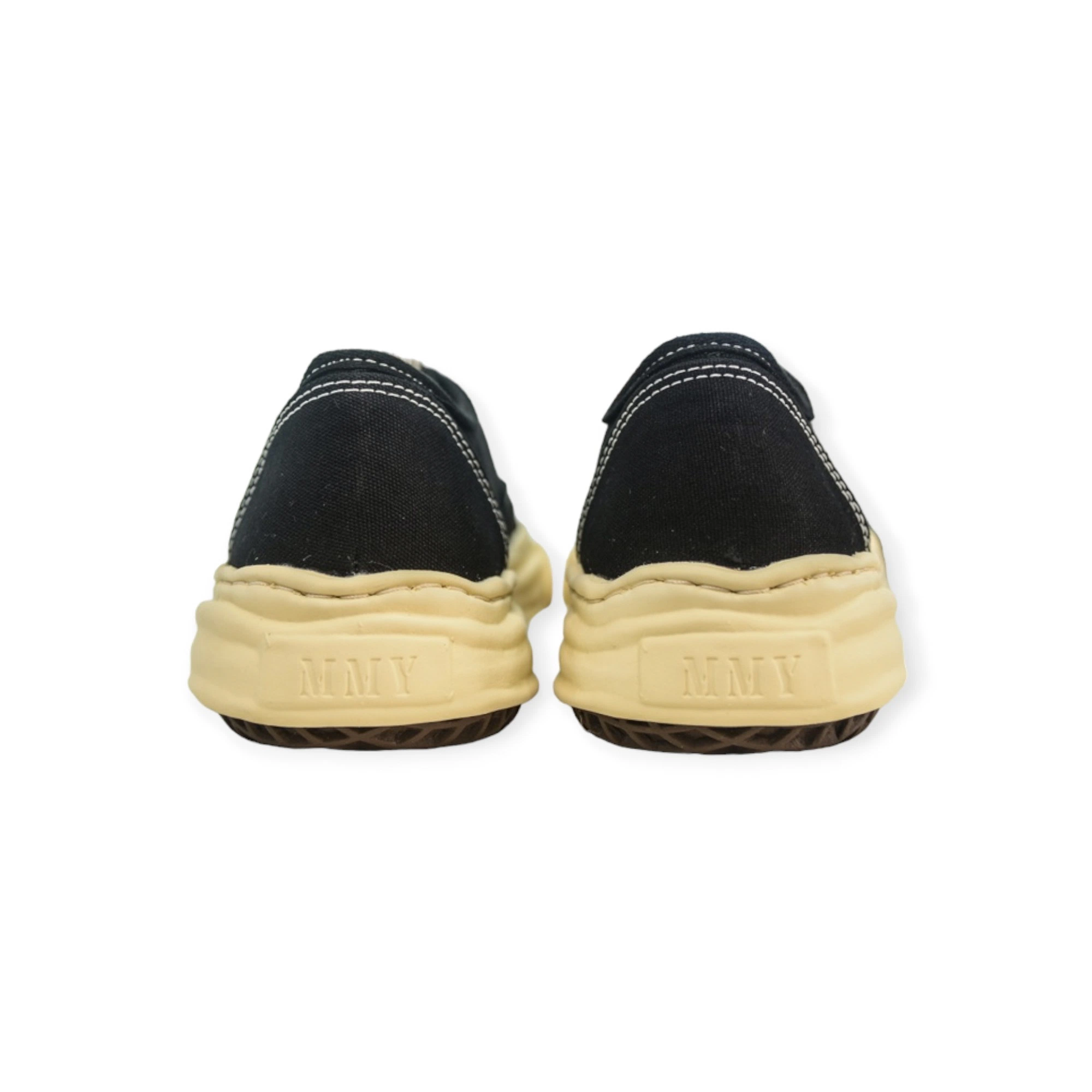 Maison Mihara Yasuhiro Baker Vintage-Like OG Sole Canvas Low-top Sneaker Black、mysite、Cacoeks