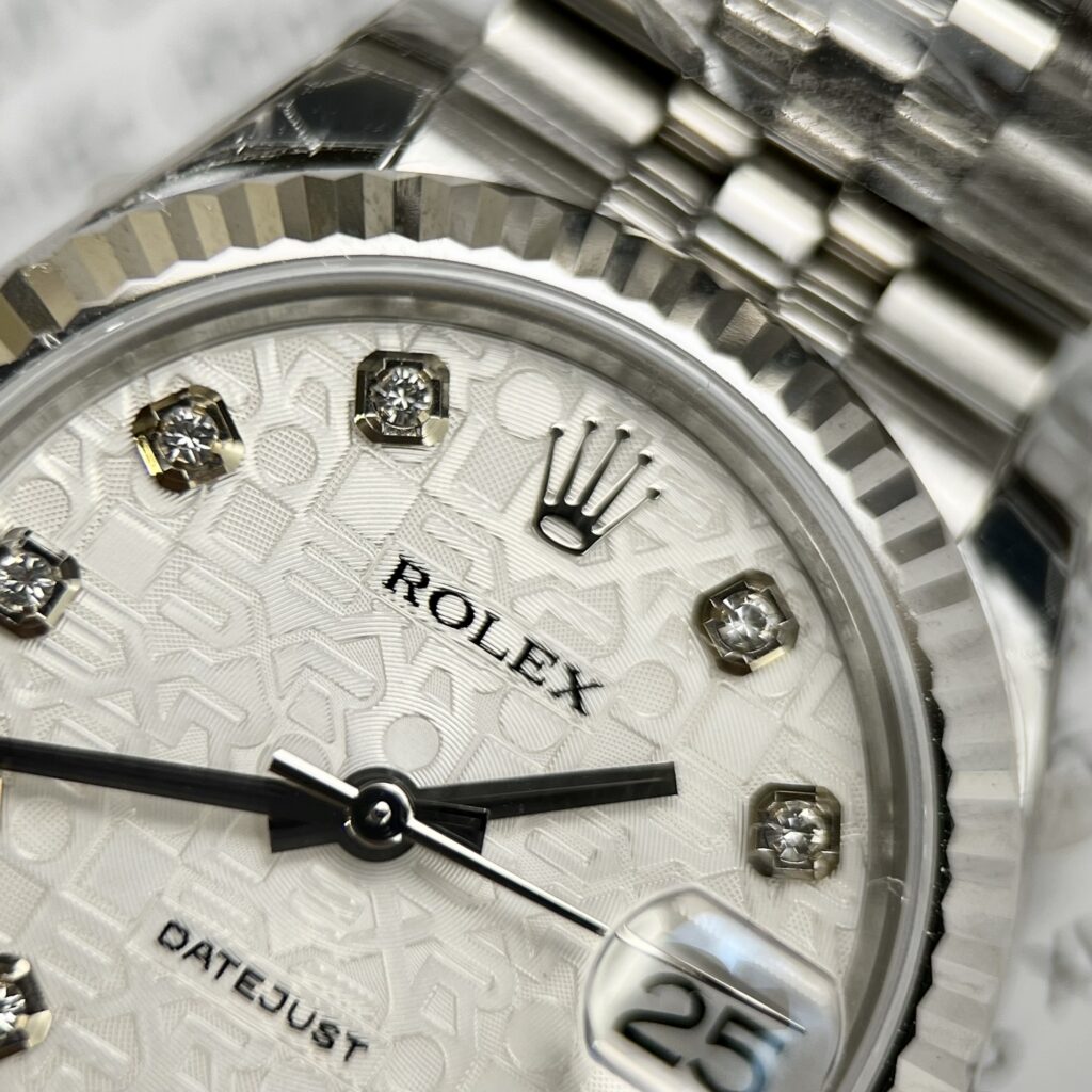 Đồng Hồ Rolex Nữ DateJust Mặt Số Vi Tính Super Fake EWF 31mm (1)