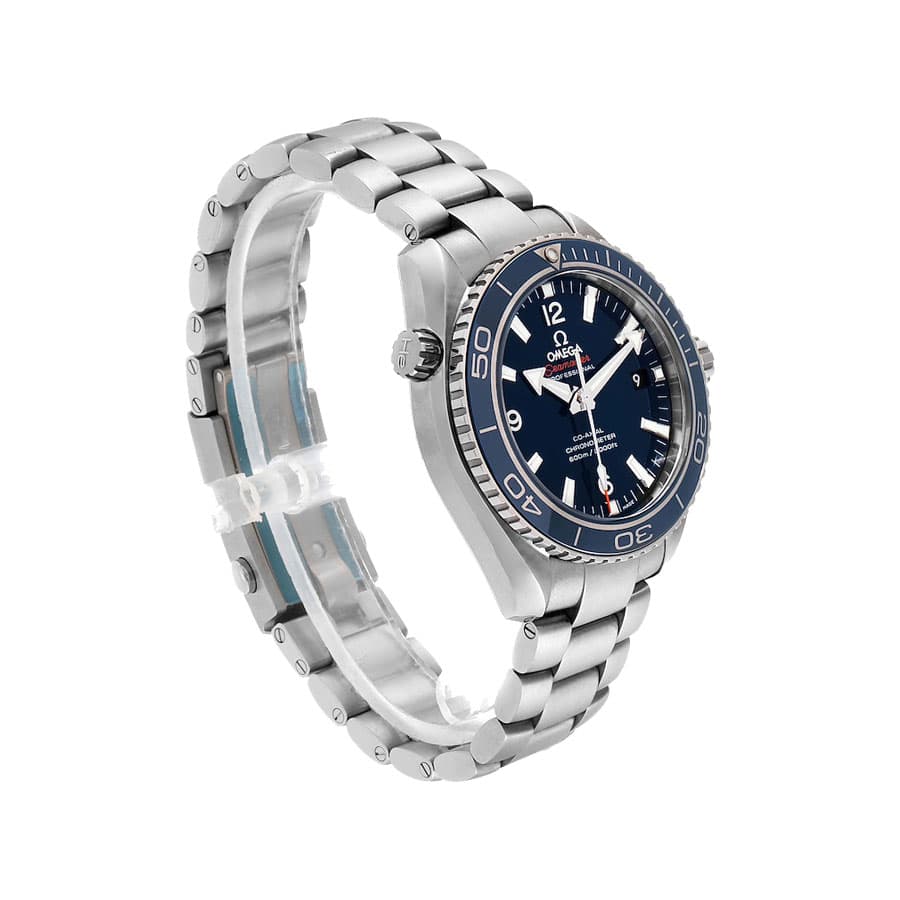 omega seamaster planet ocean steel 232 90 42 21 03 001 blue dial 3