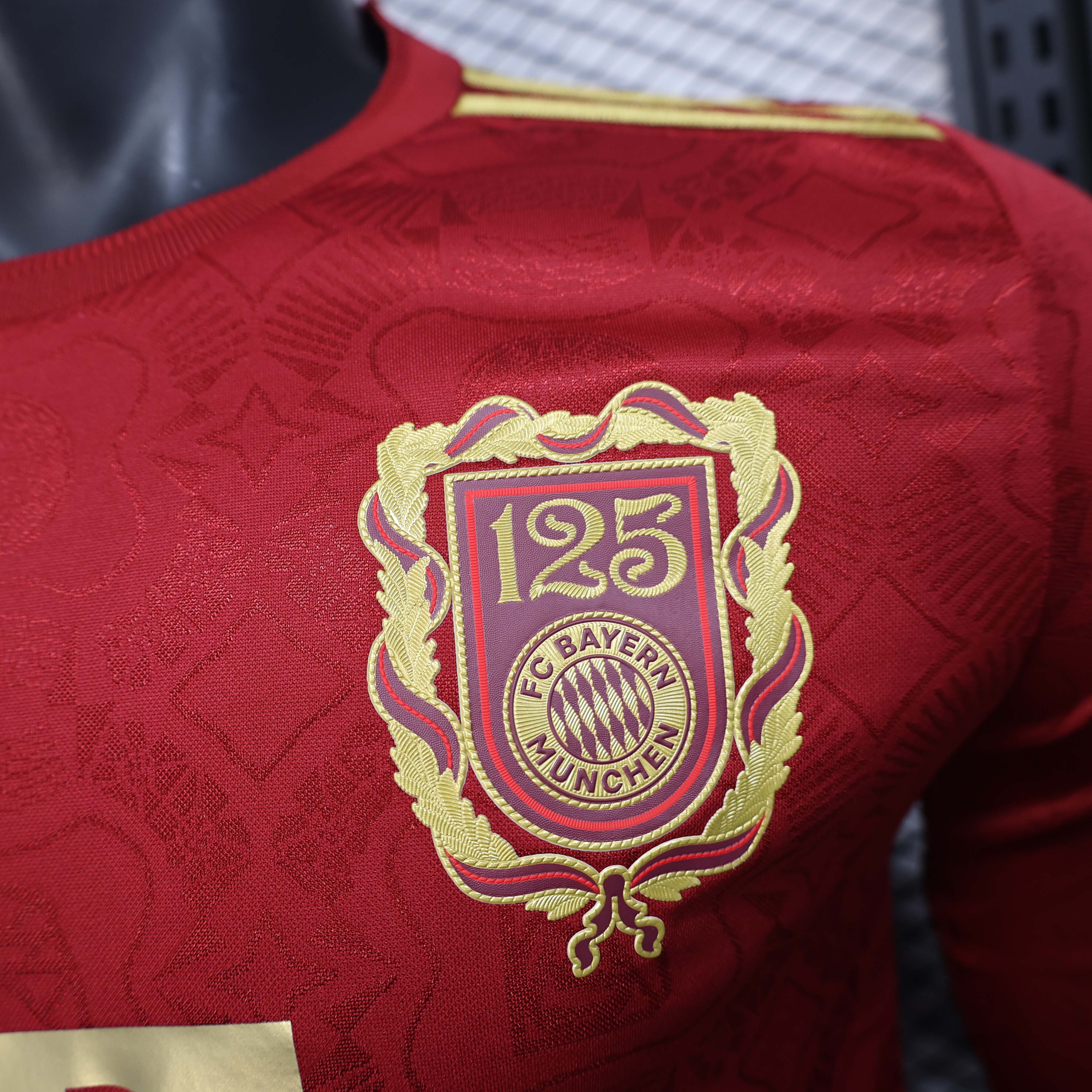 2024/2025 Player Version Long Sleeve Bayern Munich 125th Anniversary Edition Football Shirt 1:1 Thai Quality:football jersey mysite: unitedjerseyfootball 邓江浪:football