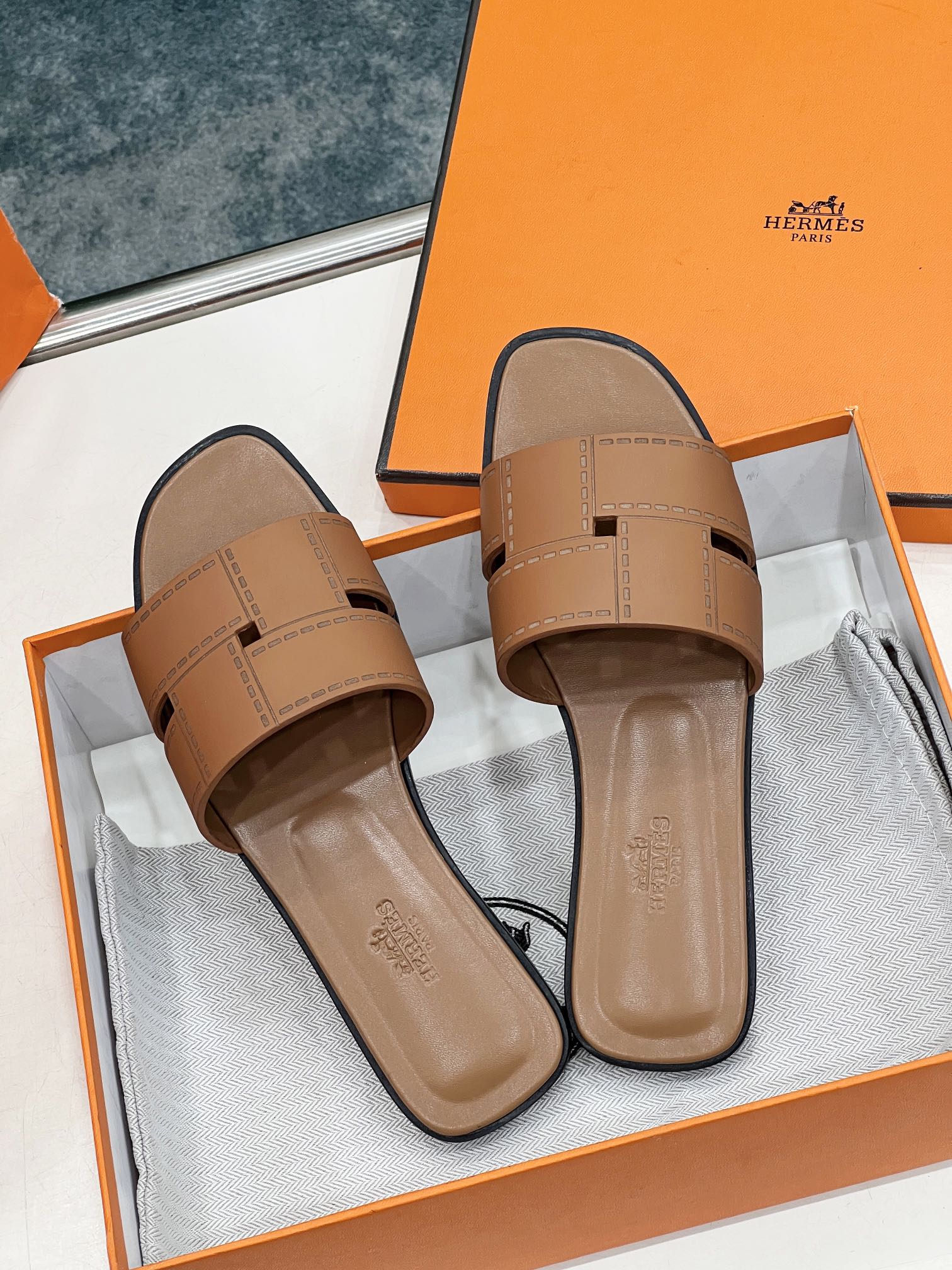 IDIOMA SANDAL IN BRONZE BROWN CALFSKIN、mysite、Cacoeks