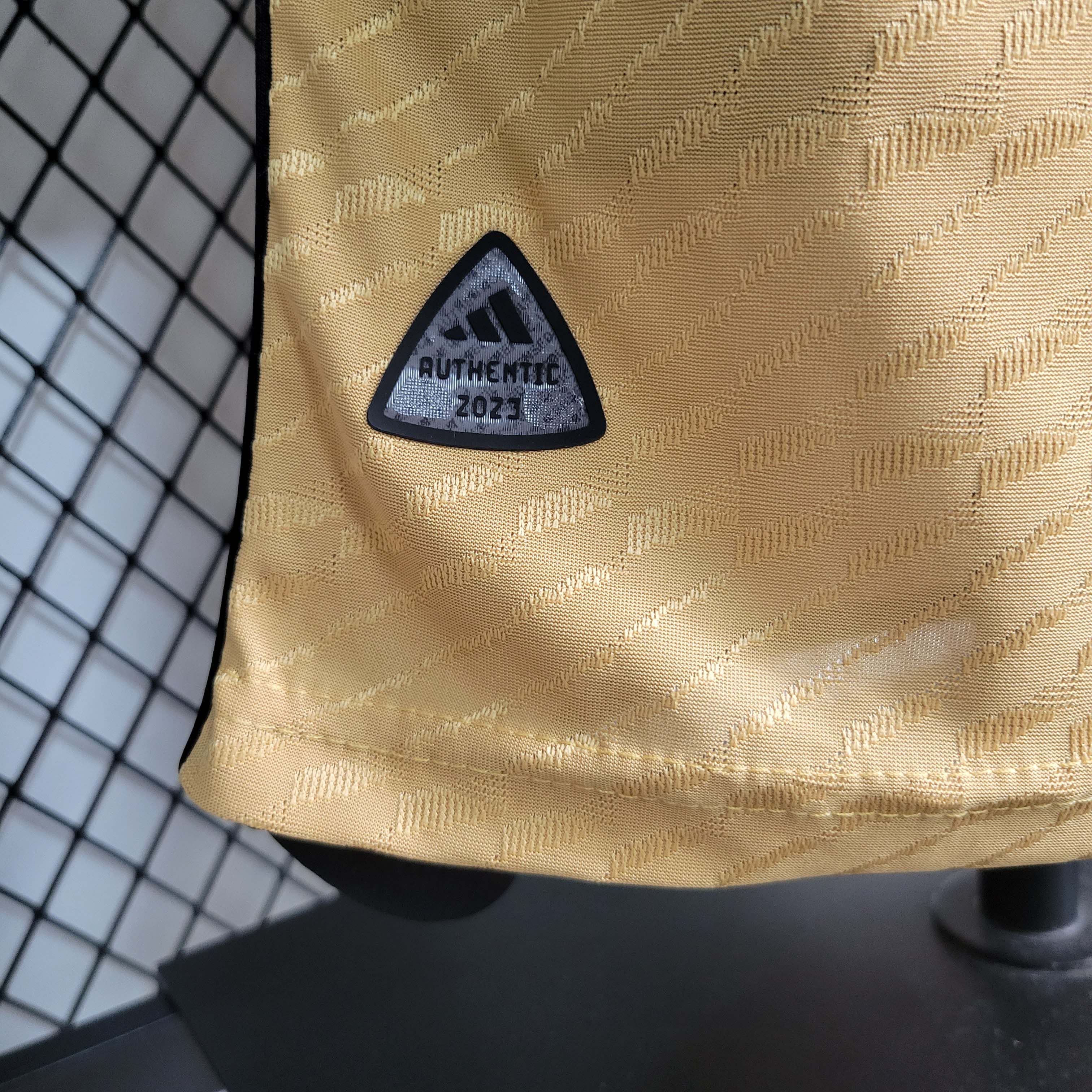 2023/2024 Player Version Real Madrid Special Edition golden Football Shirt 1:1 Thai Quality:football jersey mysite: unitedjerseyfootball 邓江浪:football