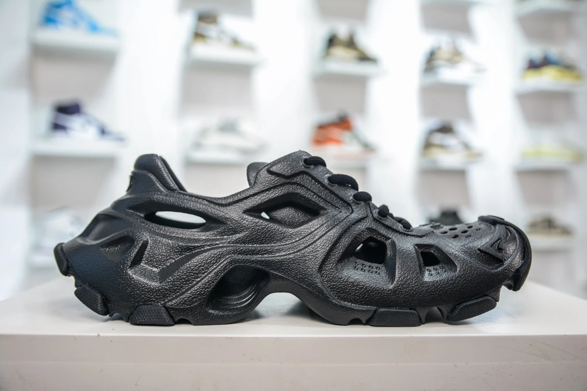 Balenciaga HD Lace-up Trainers In Black Rubber、mysite、Cacoeks