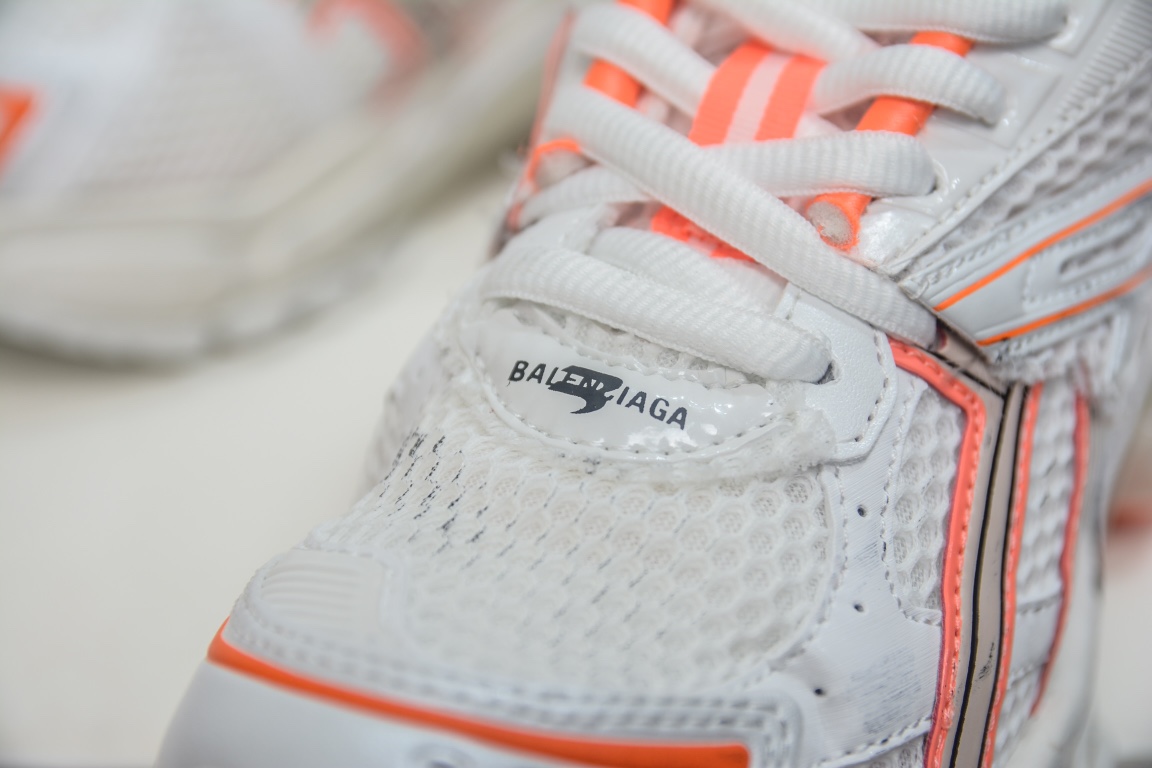 Balenciaga Runner Trainer in White Orange、mysite、Cacoeks