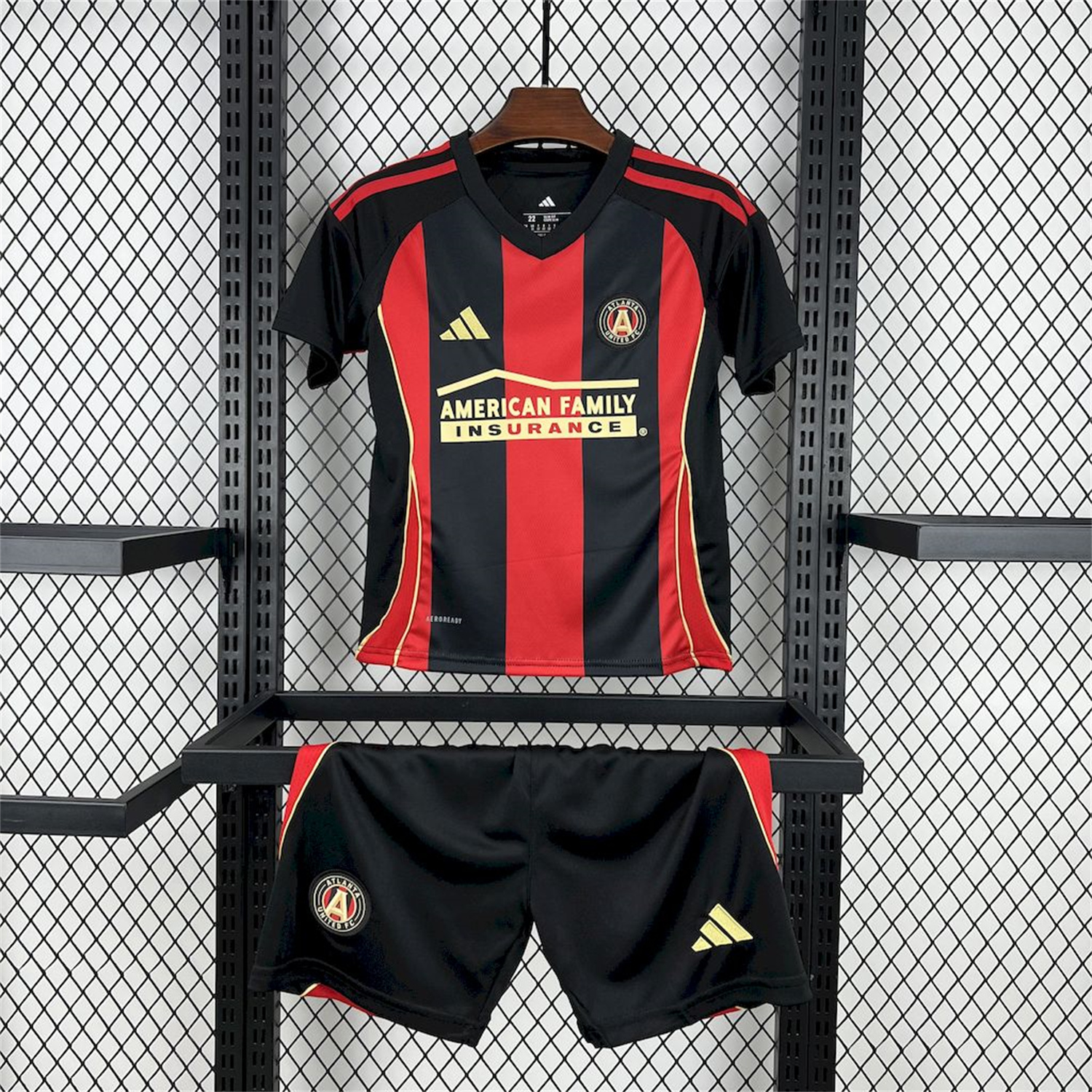 Funinjersey-Atlanta United 25-26 Home Kids Kit