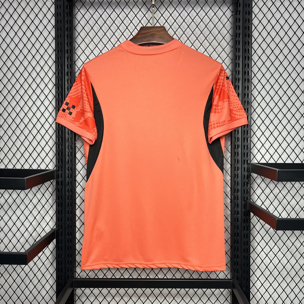 ManixJersey.com | Manchester City 24-25 Orange Goalkeeper Jersey - Fans Version -Customize Name, Number and Patch | Worldwide Shipping