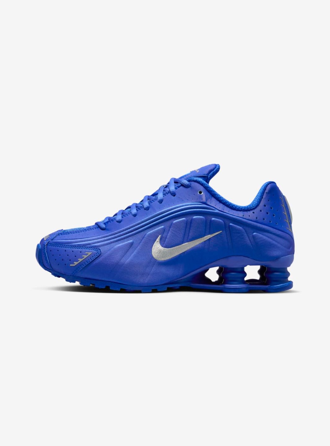 Nike Shox R4 Racer Blue Metallic Silver、NIKE、Cacoeks