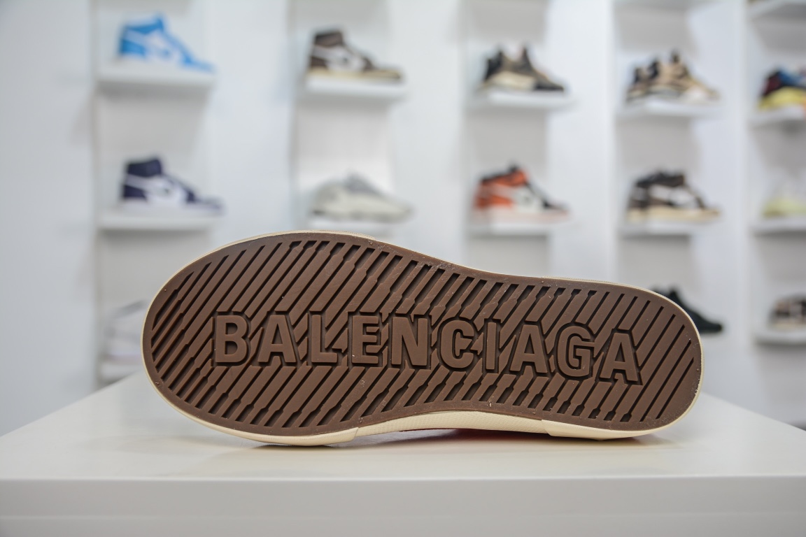 Balenciaga Paris High Top Trainer In Red、mysite、Cacoeks