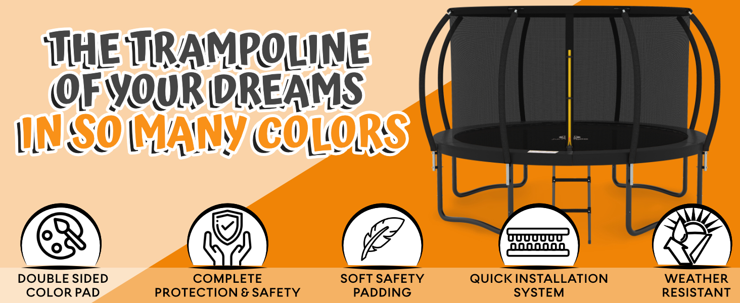Jumpzylla trampoline for kids and adults 
