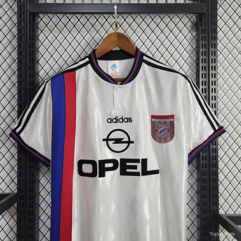 ManixJersey.com | Retro Bayern Munich 96-98 Away Stadium Jersey -Customize Name, Number and Patch | Worldwide Shipping
