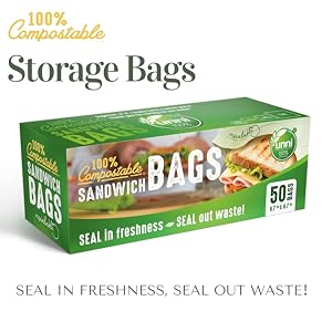 UNNI 100% Compostable Storage Bags