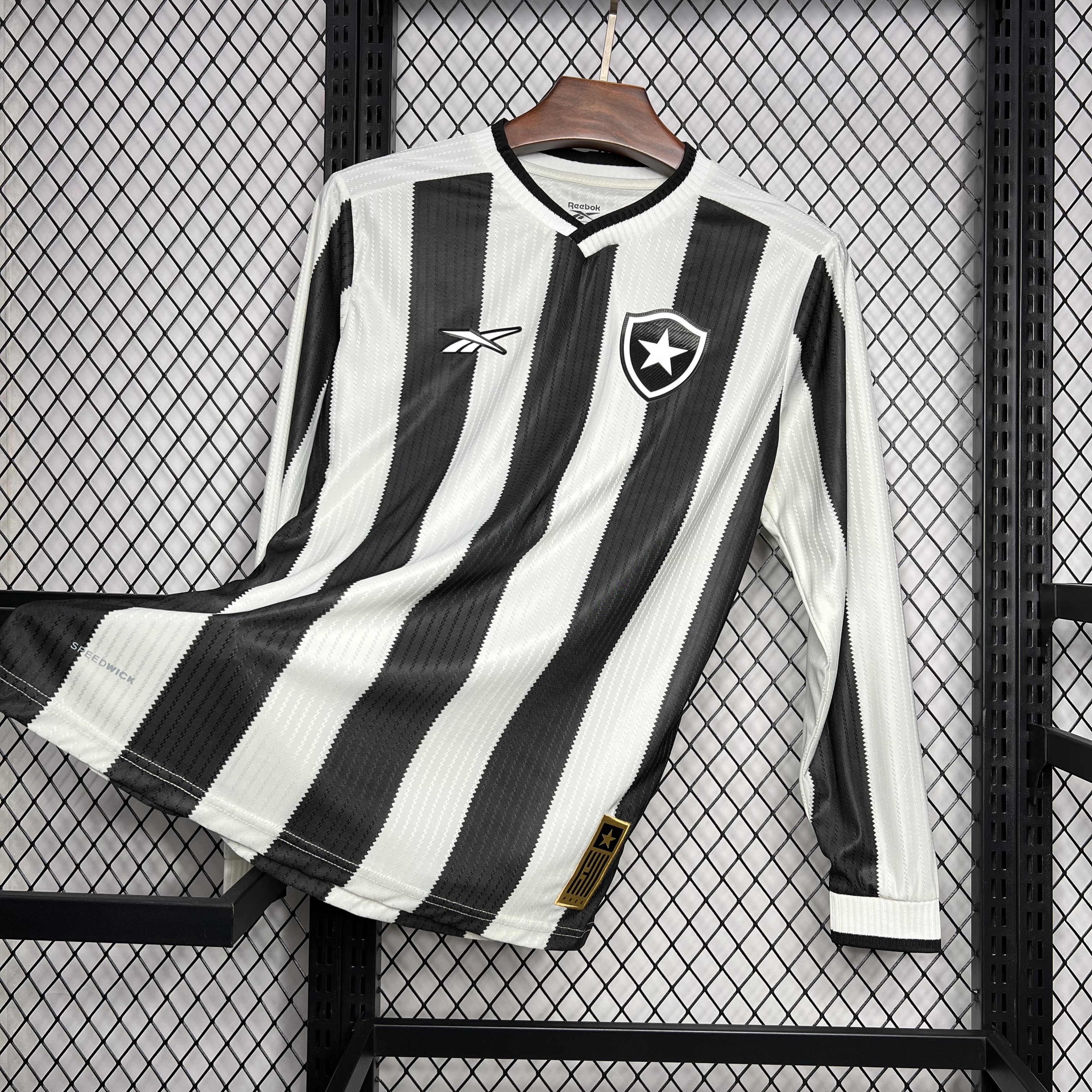 SIUjerseys-Botafogo 2024 Home Unsponsored Long Sleeves Jersey - Fans Version