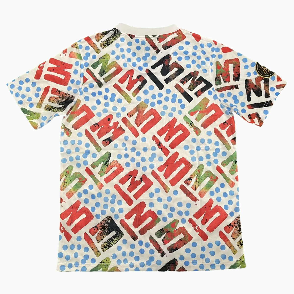 ManixJersey.com | Marseille 24-25 White Graffiti Pre-match Training Jersey - Fans Version -Customize Name, Number and Patch | Worldwide Shipping