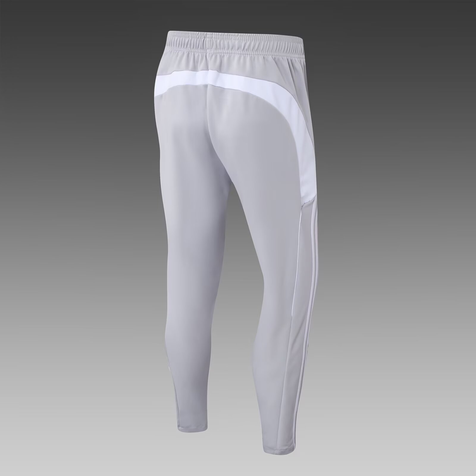 2025/2026 Real Madrid Half-Pull Training Suit White-Gray Football Shirt Set:football jersey mysite: unitedjerseyfootball 邓江浪:football