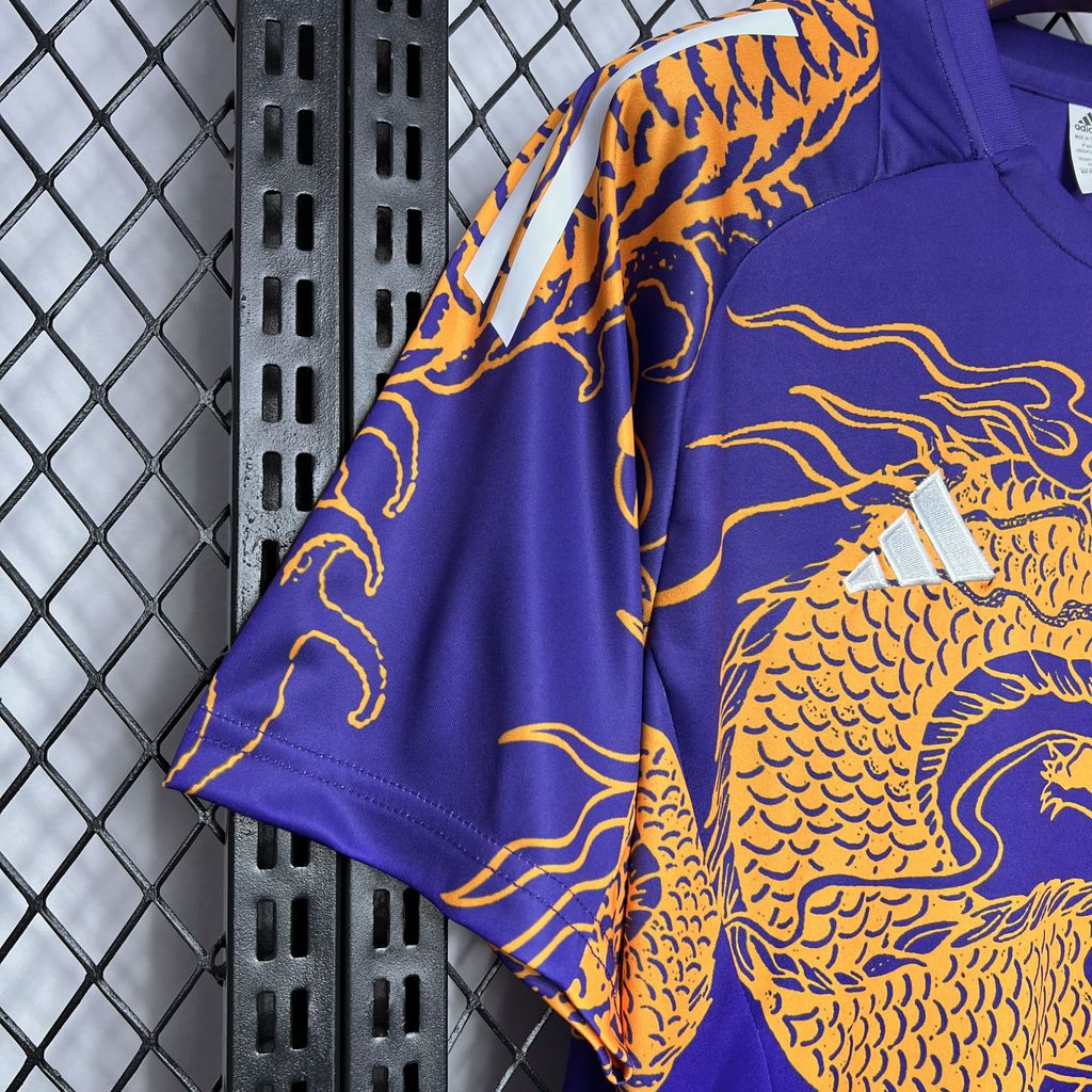 ManixJersey.com | Real Madrid 24-25 Orange Dragon Special Edition Jersey - Fans Version -Customize Name, Number and Patch | Worldwide Shipping